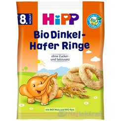 HiPP BIO špaldovo-ovesné kroužky 8m+ 30 g