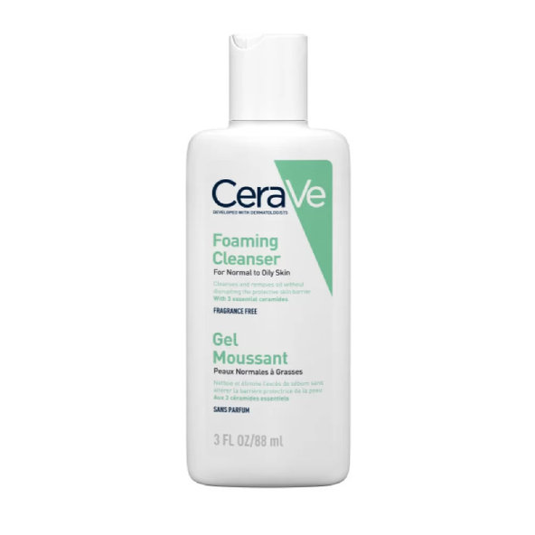 CeraVe čisticí pěnivý gel pro normální až mastnou pleť 88 ml