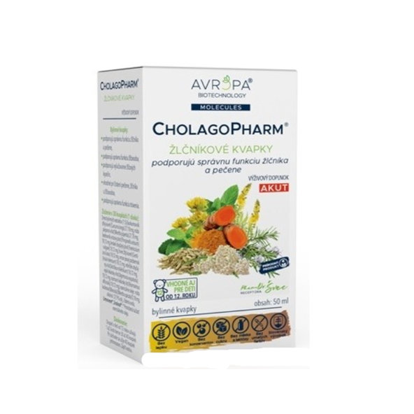 Avropa CholagoPharm žlučníkové bylinné kapky 50 ml