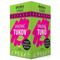HERBEX Fitness spaľovač tuků  čaj 20x1,5 g