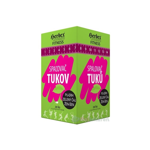 HERBEX Fitness spaľovač tuků  čaj 20x1,5 g