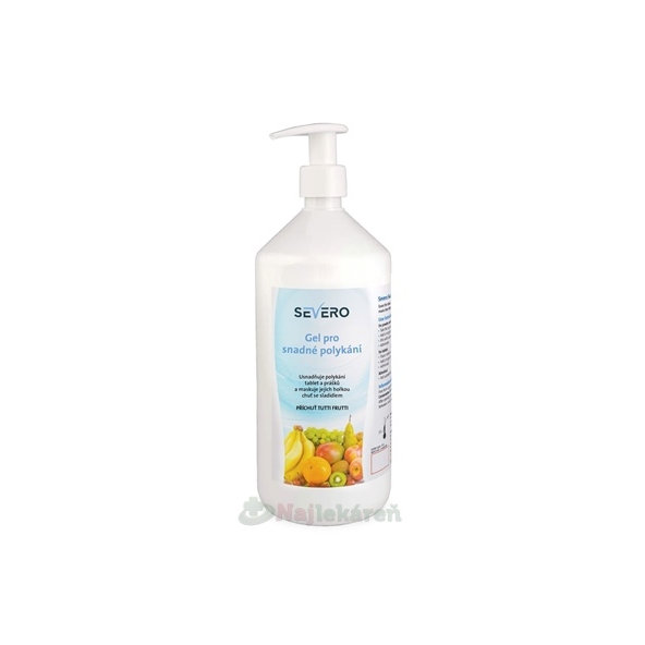 Severo gel pro snadné polykání tutti frutti 1 l