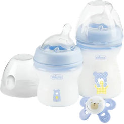 Chicco dárkový set Natural Feeling + Comfort dudlík 0 m+