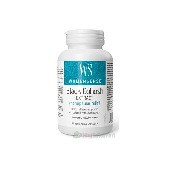 WomenSense Black Cohosh při menopauze 90 kapslí