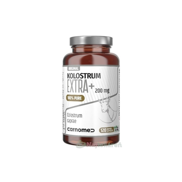 CarnoMed Kolostrum EXTRA+ kozí 120 kapslí