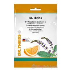 Dr. Theiss Šalvějové bonbony pomeranč a vitamin C 75 g