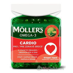 Möller’s Omega-3 Cardio 60 kapslí