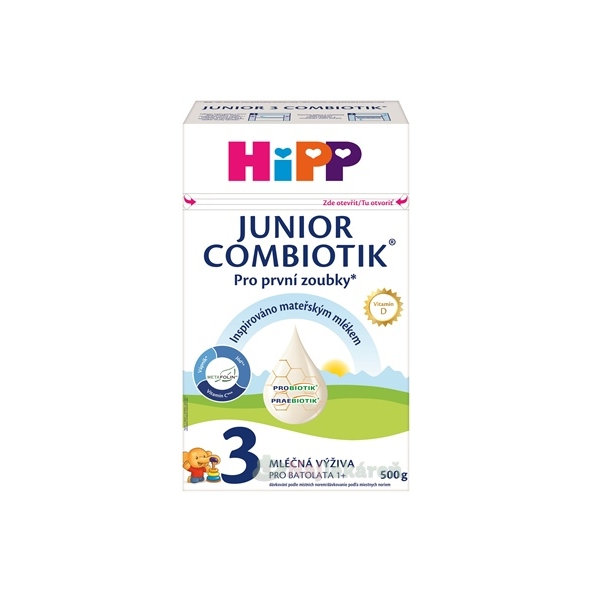 HiPP 3 Junior Combiotik mléčná výživa pro batolata 12m+ 500 g