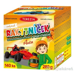 Terezia Rakytníček želatinky Auta 40 želé tablet