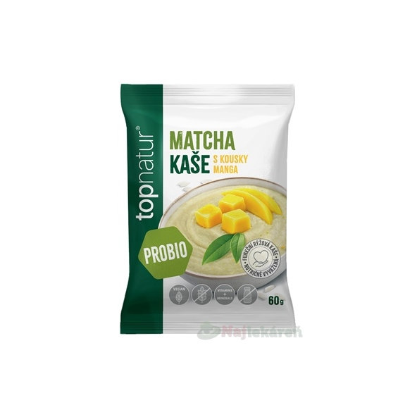 topnatur Probio KAŠE Matcha s mangem rýžová 60 g