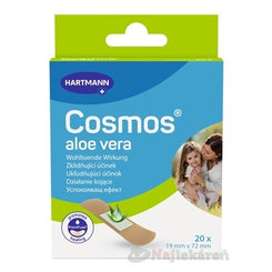 Cosmos Aloe Vera voděodolné náplasti na rány 20 ks
