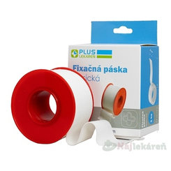 Plus Lekáreň Fixační páska klasická 2,5 cm x 5 m cívka 1 ks