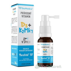EkoMedica SK Přírodní Vitamín D3 Junior sprej citron 30 ml
