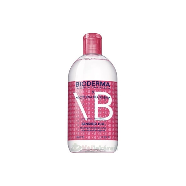 BIODERMA Sensibio H2O micelární voda Victoria Beckham 500 ml