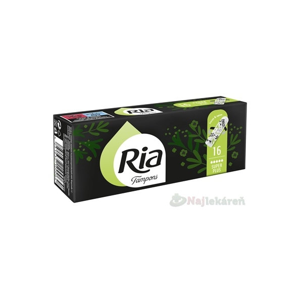 Ria Tampons Super Plus hygienické tampóny 16 ks