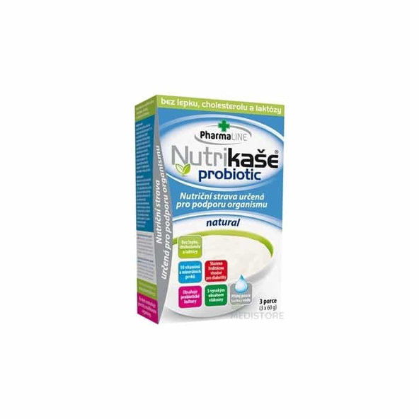 Nutrikaša Probiotic Natural 3x60 g