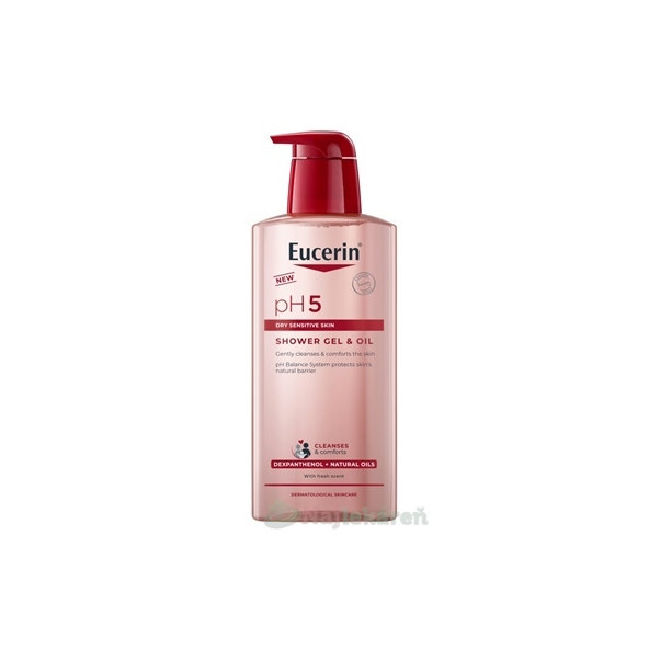 EUCERIN pH5 sprchový gel & olej 400 ml
