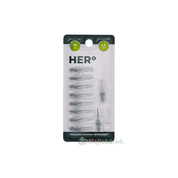 Herbadent Hero Electra mezizubní kartáčky 1,2 mm 10 ks