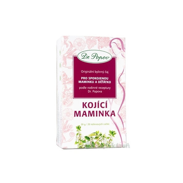 Dr. Popov Bylinný čaj Kojící maminka 20 sáčků
