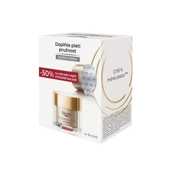 EUCERIN Hyaluron-Filler + Elasticity noční krém + refill
