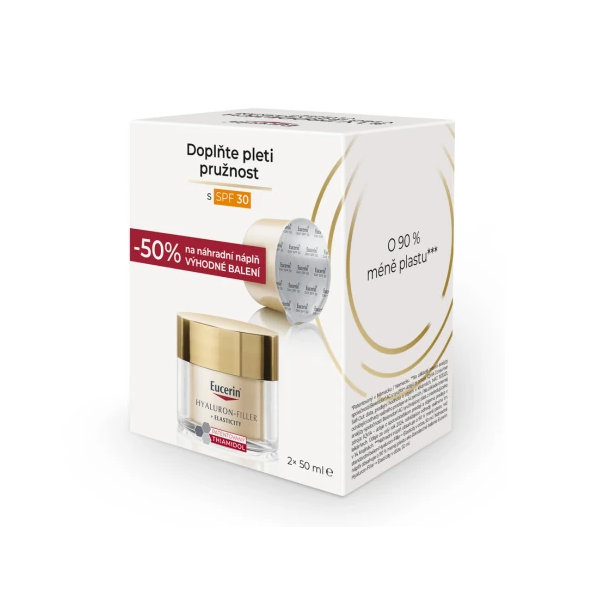 EUCERIN Hyaluron-Filler + Elasticity denní krém SPF 30 + refill
