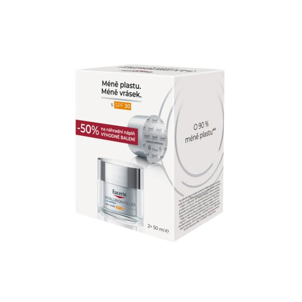EUCERIN Hyaluron-Filler + 3x Effect denní krém SPF 30 + refill