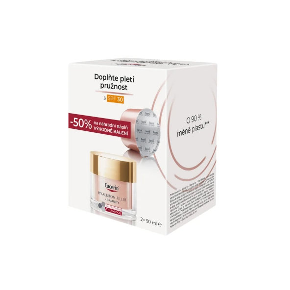 EUCERIN Hyaluron-Filler + Elasticity Rosé denní krém + refill
