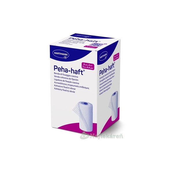 PEHA-HAFT fixační obinadlo 8 cm x 4 m