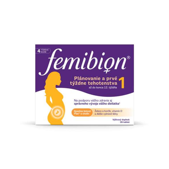 Femibion 1 Plánování těhotenství 28 tablet