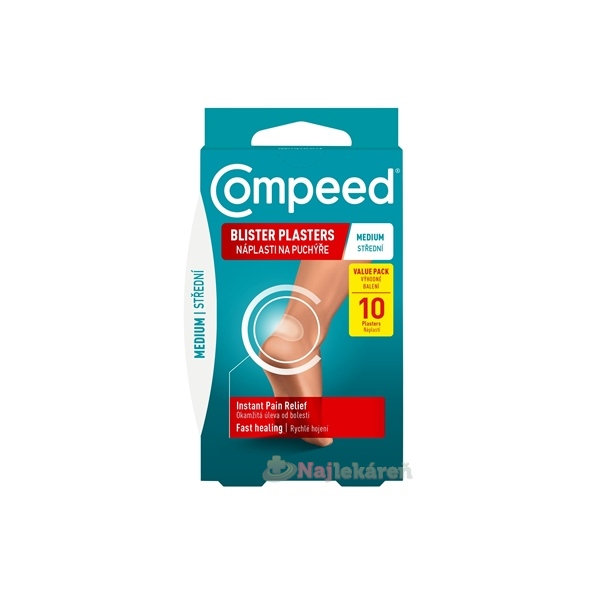 Compeed náplast na puchýře na nohy střední 10 ks