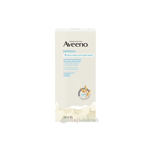 Aveeno Dermexa emolienční sprchový gel 300 ml