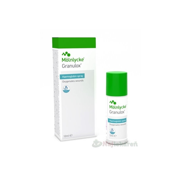 Granulox hemoglobínový sprej na chronické rány 12 ml