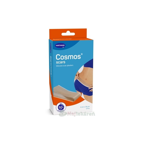 Cosmos Scars silikonová náplast na jizvy 4 × 30 cm