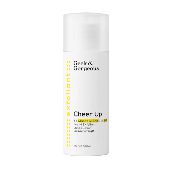 Geek & Gorgeous Cheer Up Kyselina mandlová + salicylová Exfoliant 100ml