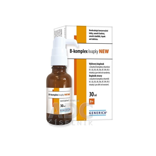 Generica B-komplex kapky New 30 ml