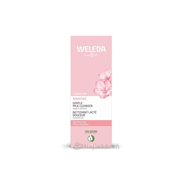 Weleda jemné čisticí mléko Sensitive mandlový olej 75 ml
