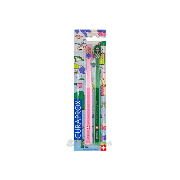Curaprox CS 5460 Ultrasoft Vivid edice zubní kartáček 2 ks