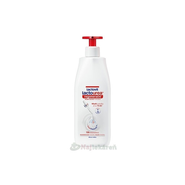 Lactovit LactoUrea Tělové mléko regenerační 400 ml