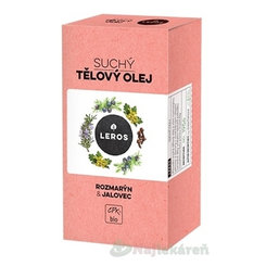 Leros suchý tělový olej rozmarýn a jalovec 100 ml