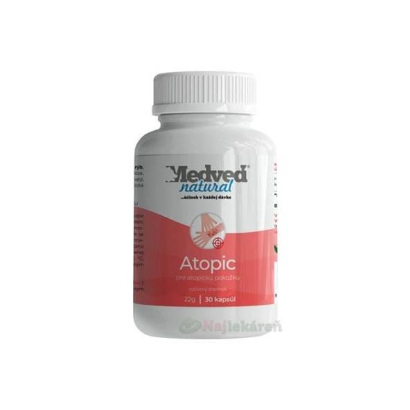 Medveď natural Atopic 30 kapslí