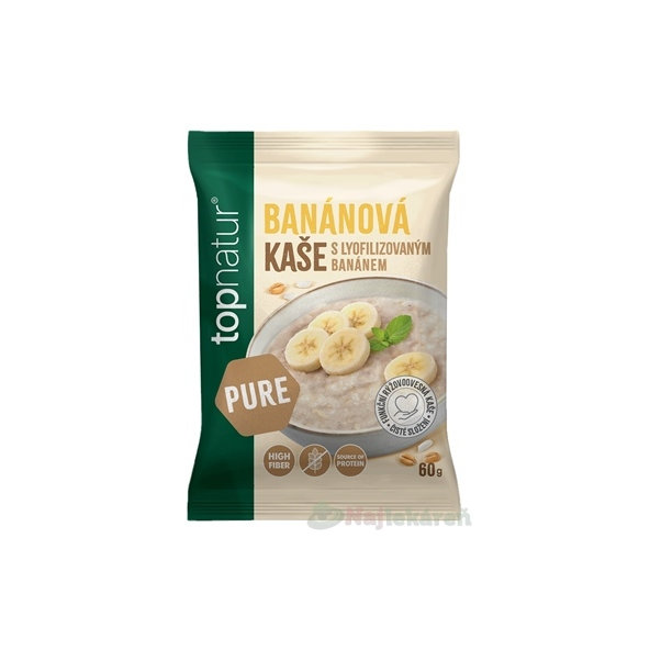 topnatur PURE KAŠE Banánová rýžovo-ovesná 60 g