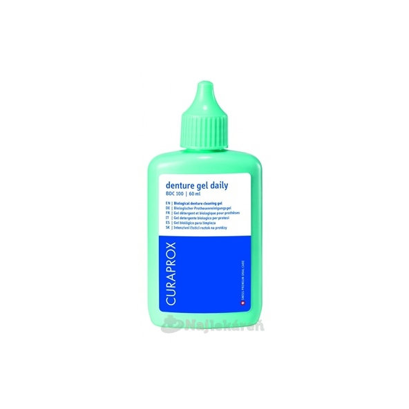 Curaprox BDC 100 čisticí gel na protézy 60 ml