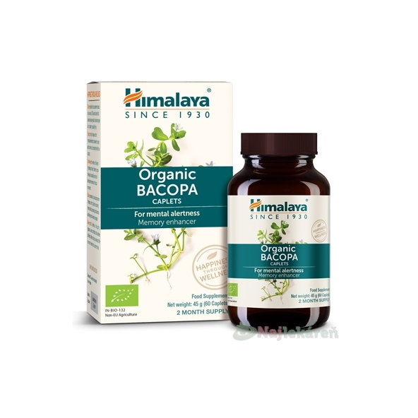 Himalaya Organic Bacopa 60 kapslí