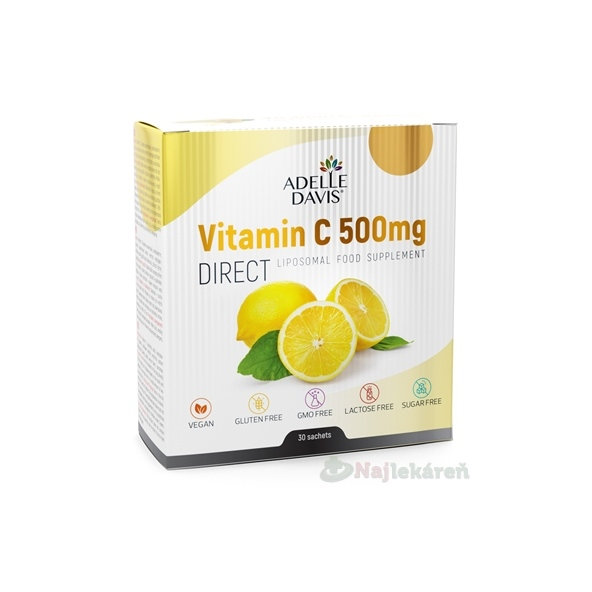 ADELLE DAVIS Vitamin C 500 mg Direct 30 sáčků