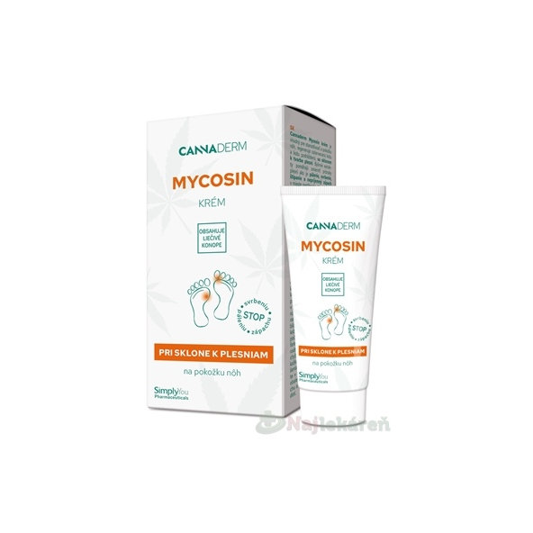 Cannaderm Mycosin krém na pokožku nohou 30 g