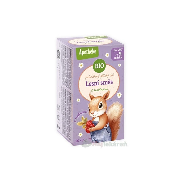 APOTHEKE Rozprávka lesní směs s malinami BIO 20x1,5 g