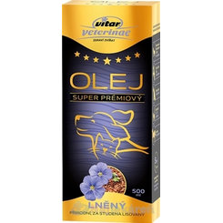 Vitar Veterinae Lněný olej 500 ml
