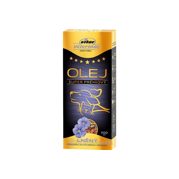 Vitar Veterinae Lněný olej 500 ml