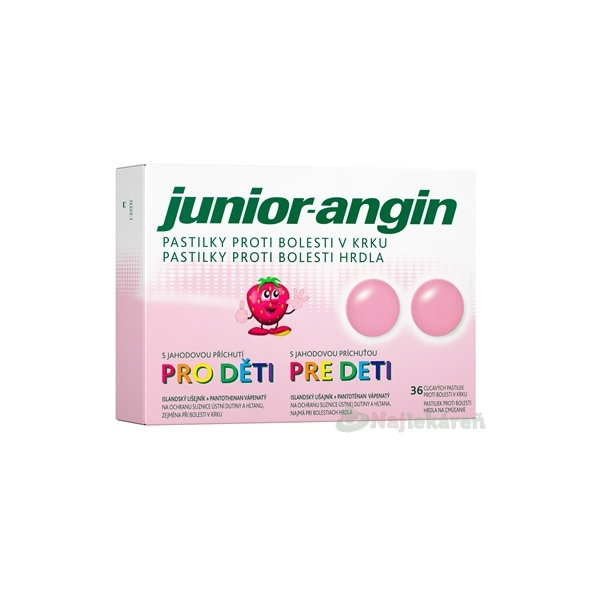Junior-angin pastilky pro děti 36 pastilek