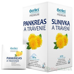 HERBEX pankreas a trávení bylinný čaj 20x1,5 g